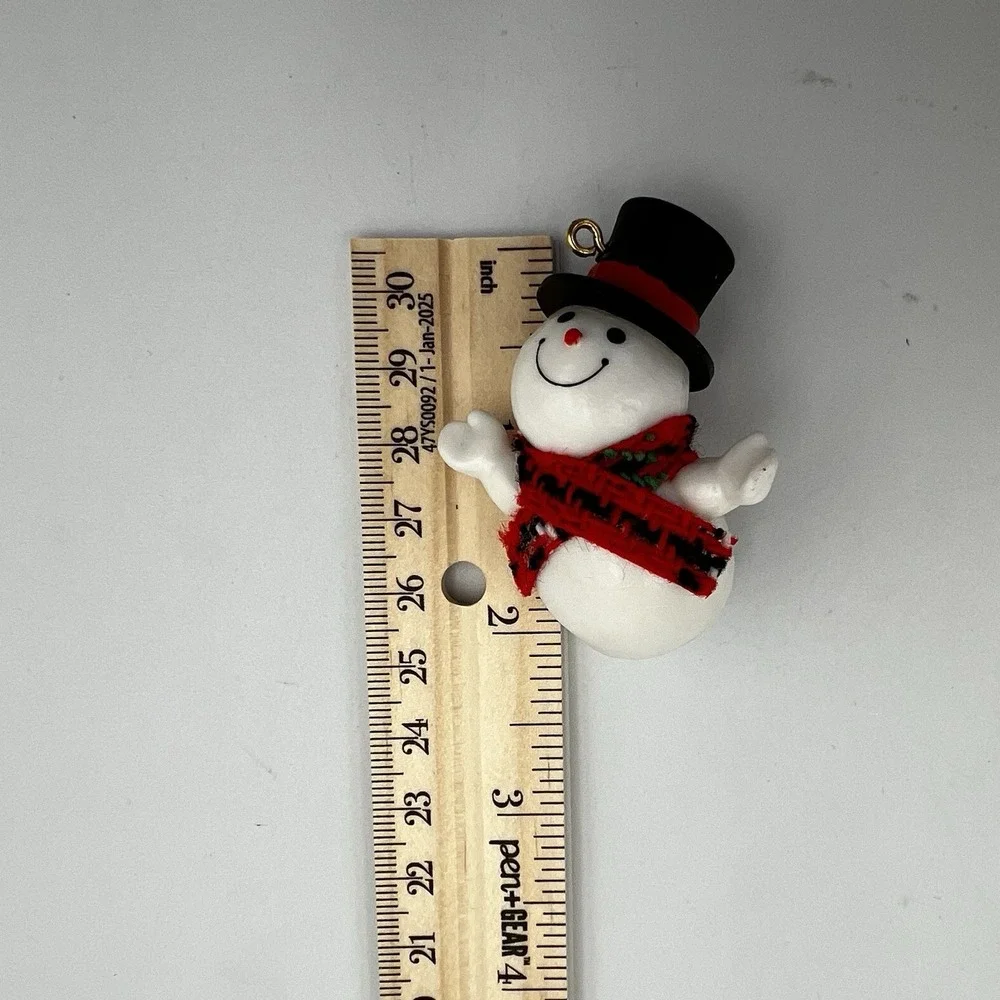 Vintage 1981 Hallmark Keepsake Jolly Snowman w/Top Hat Christmas‎ Ornament